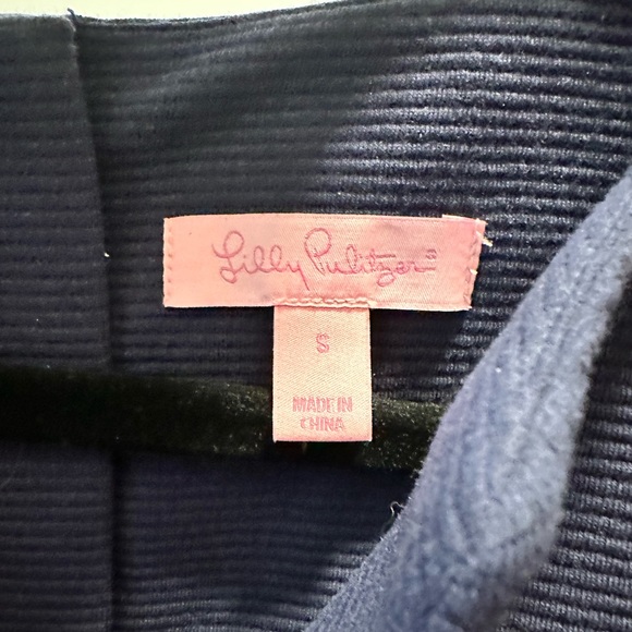 Lily Pulitzer Layton Dress in True Navy - Picture 3 of 3
